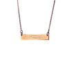 Silver .925 Rose Gold Plating Bar Necklace. kays jewelery, jewelery store, jewelery store near me, jewelery near me, jareds jewelery, jareds jewelery, jewelery sale, nameplate necklace, bar pendant with name, bar pendant with name, name necklace, gold chains for men, gold chains, mens necklaces, nameplate necklace, jewelery store in Brooklyn. 