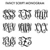 Script Monogram Initial Necklace