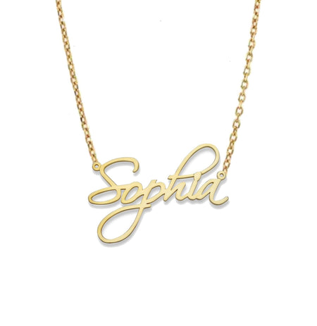 Single Nameplate Necklace