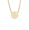 Monogram Gold Necklace Classic Script Large - Bargain Bazaar Jewelry
