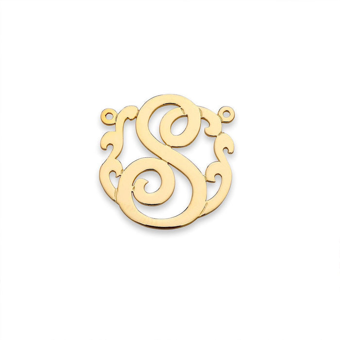 Script Monogram Initial Necklace